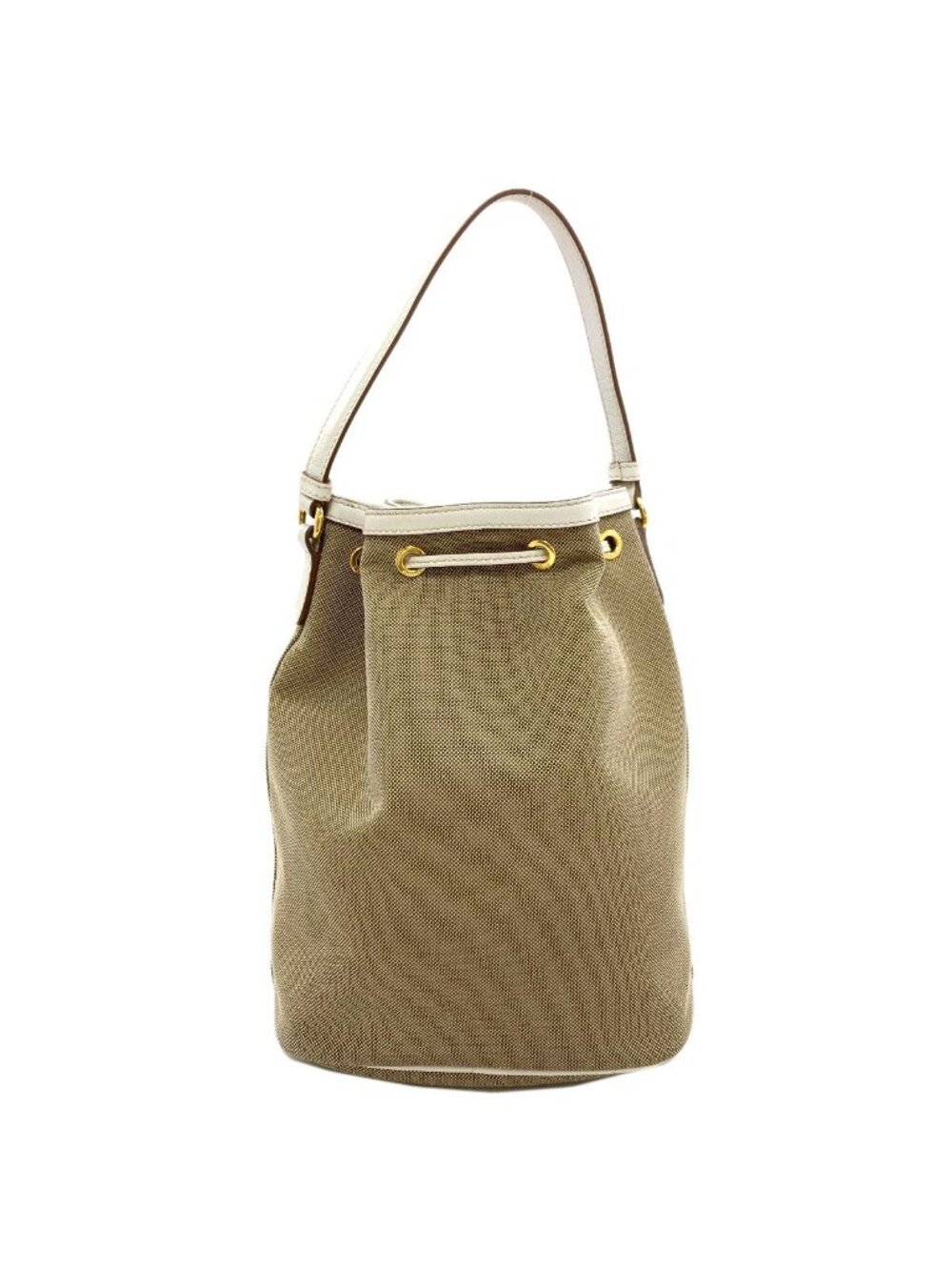 Prada Fiocco Drawstring Bag 2-Way Handbag Canvas - Picture 2 of 15